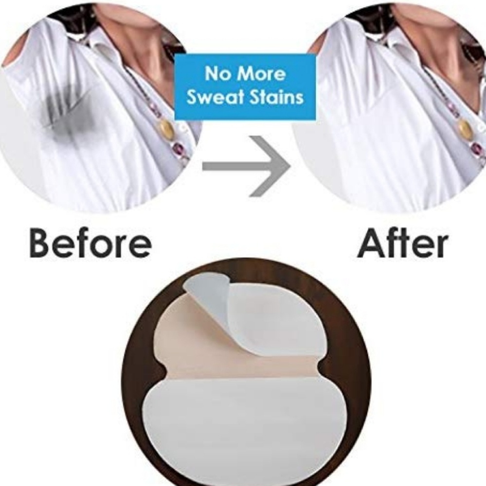 Sweat Protecting Underarm Stick On Pads